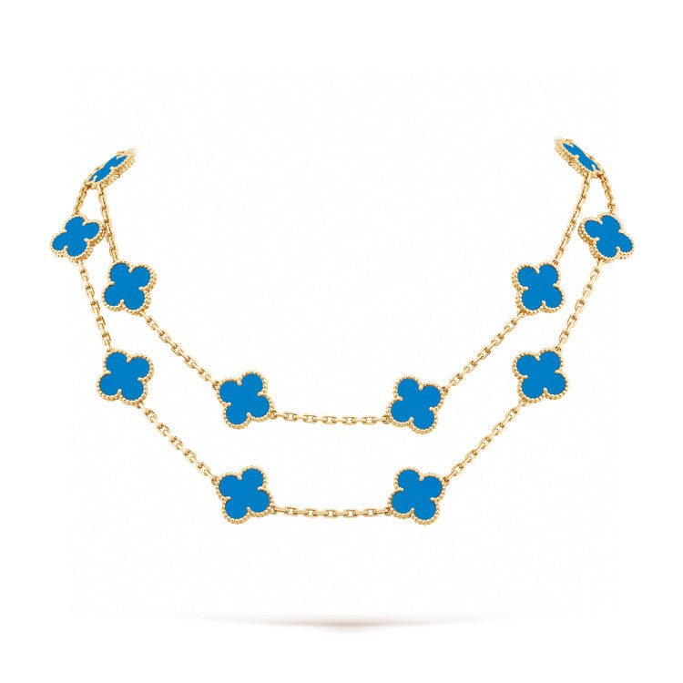 [TRENDS]CLOVER 20 MOTIFS TURQUOISE GOLD