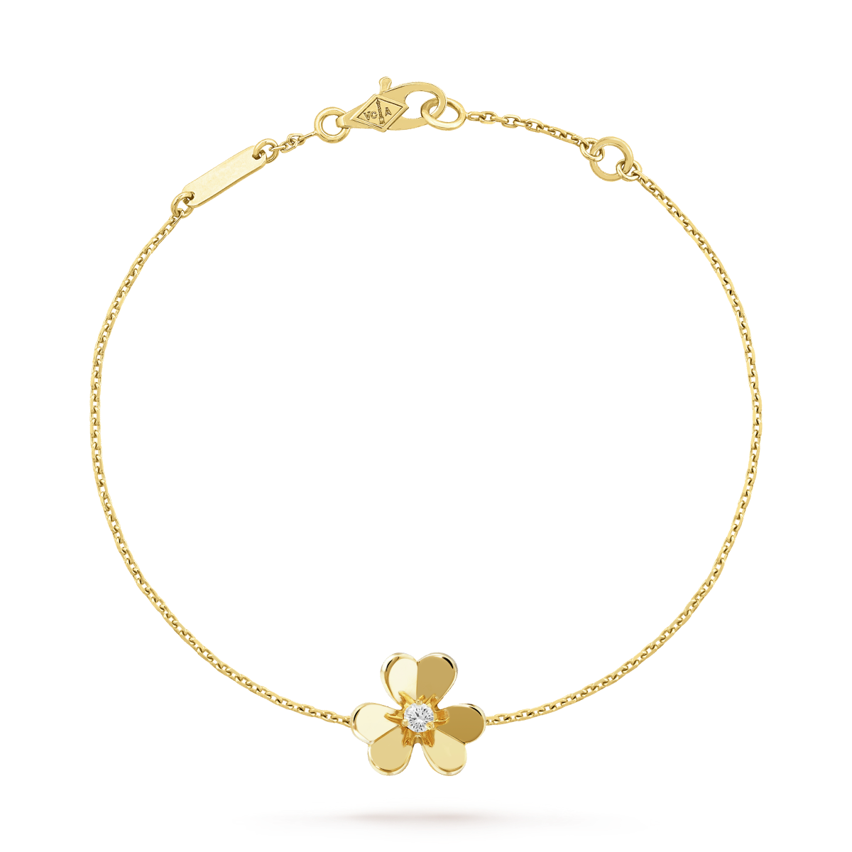 [TENDENCIAS]PULSERA FRIVOLE FLOR ORO MALAQUITA ROSA