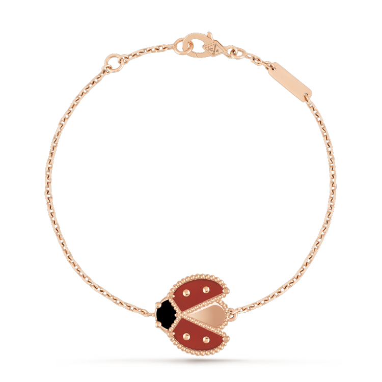 [TENDENCIAS]PULSERA ORO ROSA CON 1 MOTIVO LUCKY SPRING