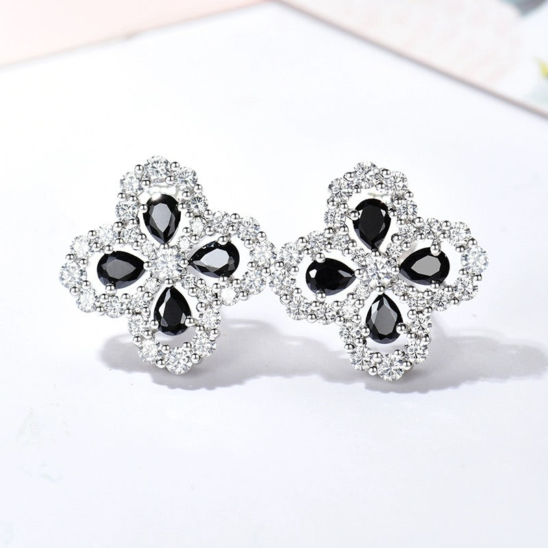 [TENDENCIAS]PENDIENTES DE ARO CON MOTIVO COMPLETO DE DIAMANTE 16MM PLATA