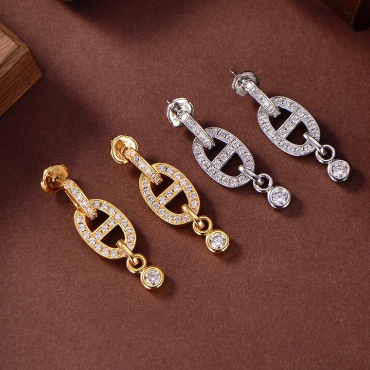 [TENDENCIAS]PENDIENTES DE DIAMANTES HM CHAINE