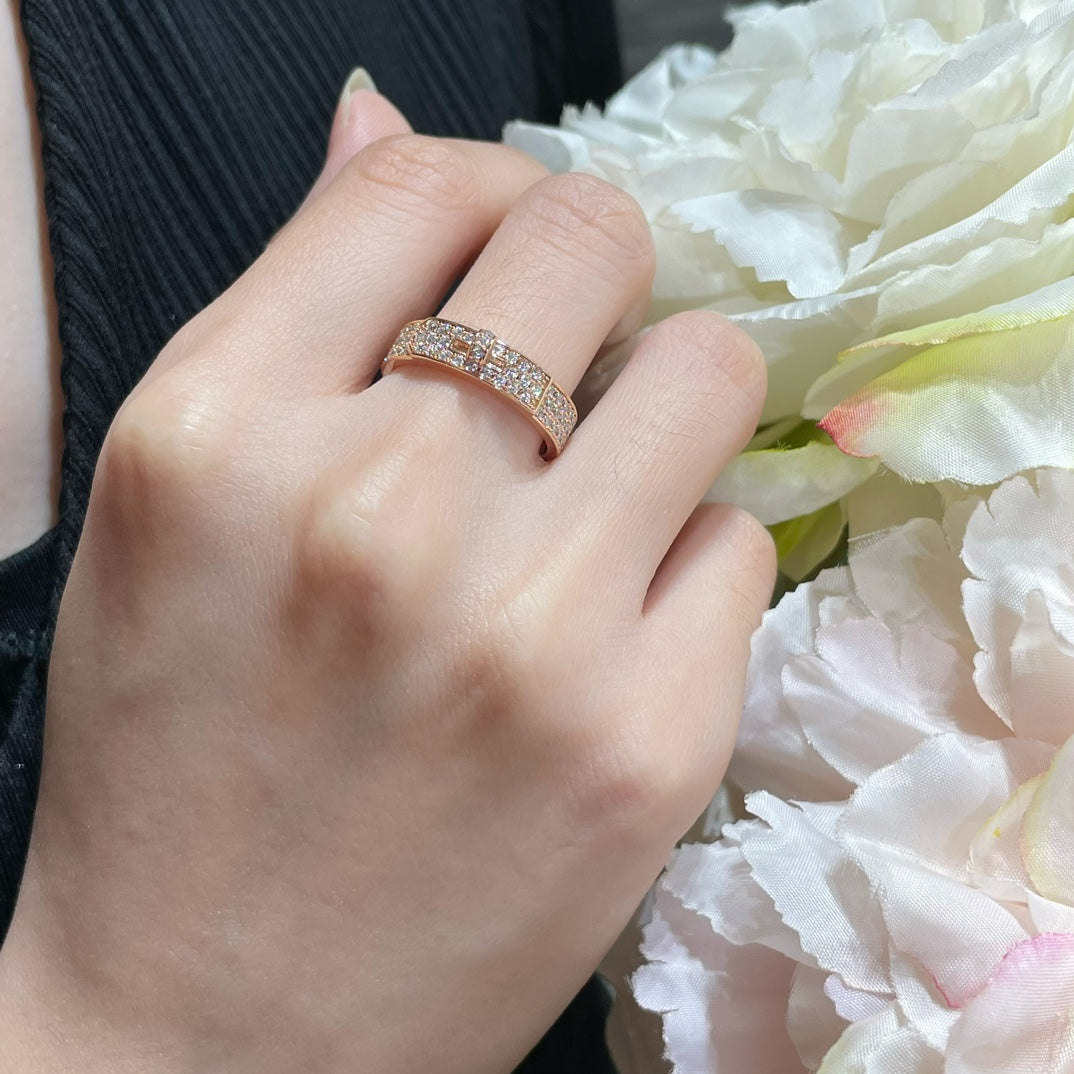 [TENDENCIAS] ANILLO KELLY DE ORO ROSA CON DIAMANTES