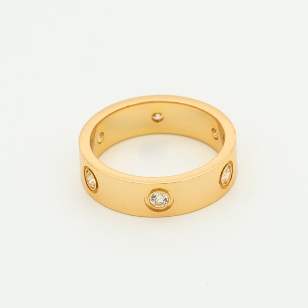 [TENDENCIAS] ANILLO AMOR 5,5MM 6 DIAMANTES