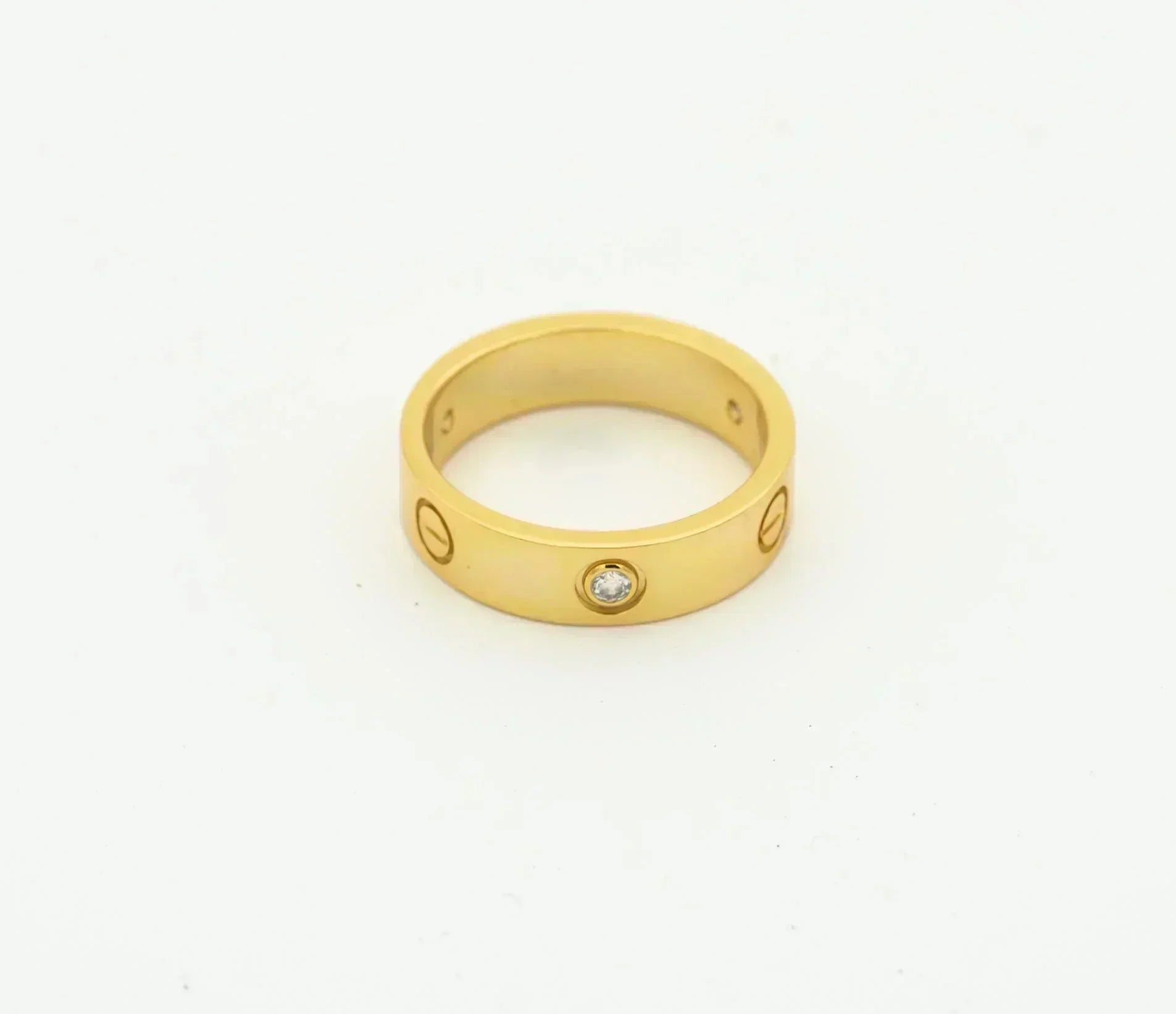 [TENDENCIAS] ANILLO LOVE 4MM 1 DIAMANTE ORO