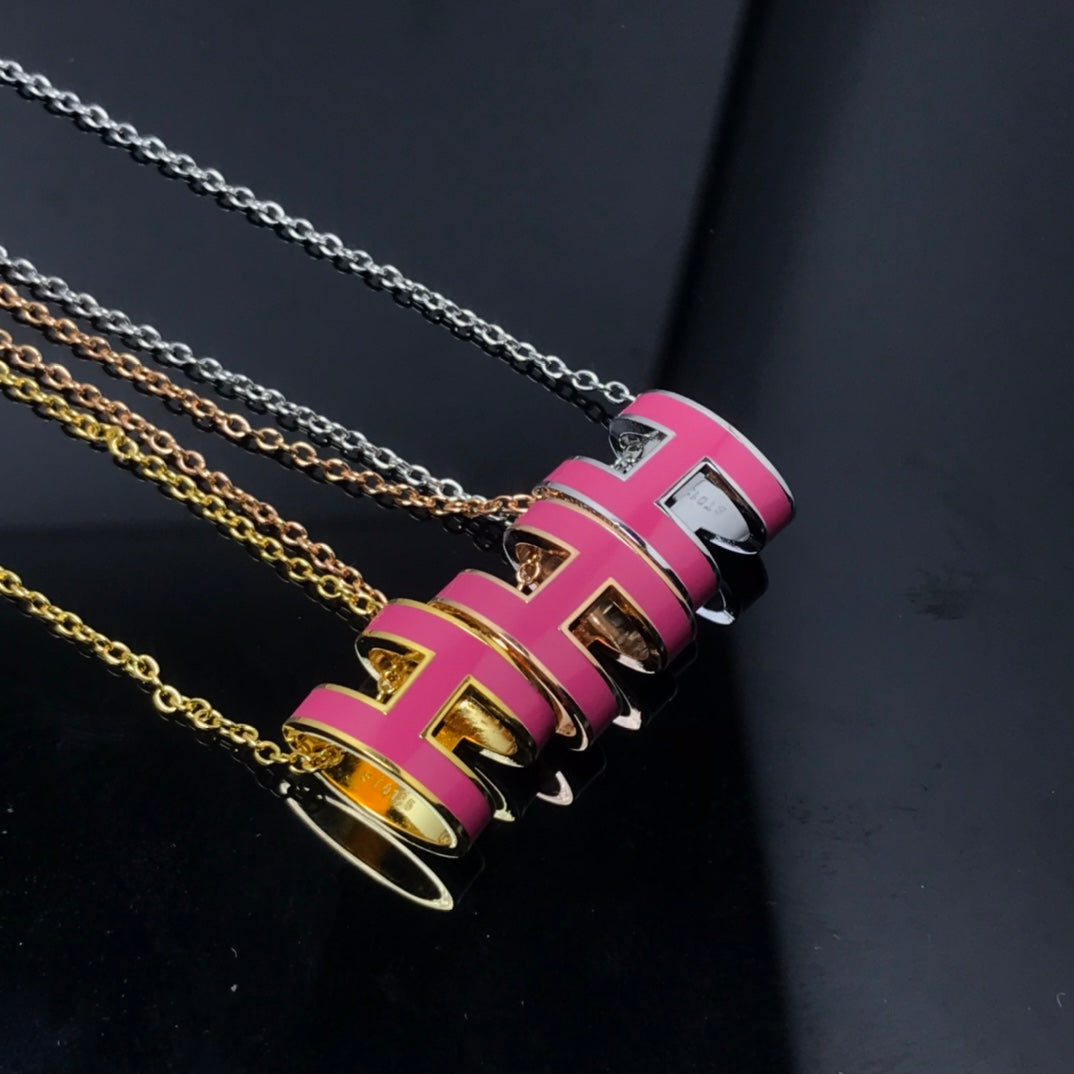 [TENDENCIAS]COLLAR H ROSA