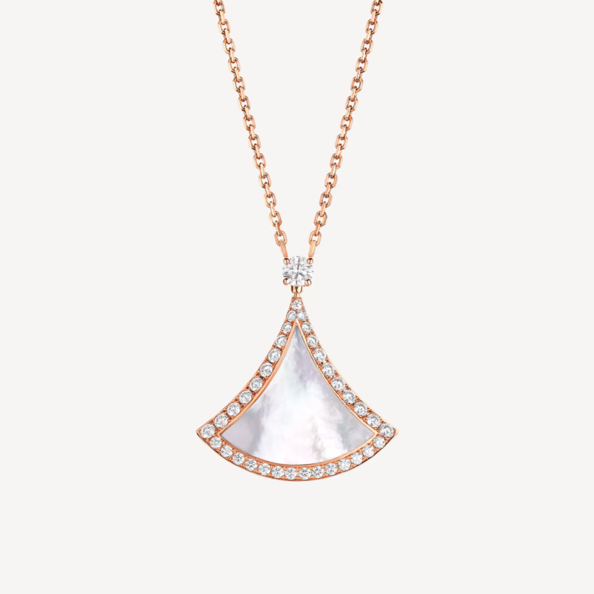 [TENDANCES] COLLIER EN OR ROSE PAVÉ DE DIAMANTS DREAM MOP