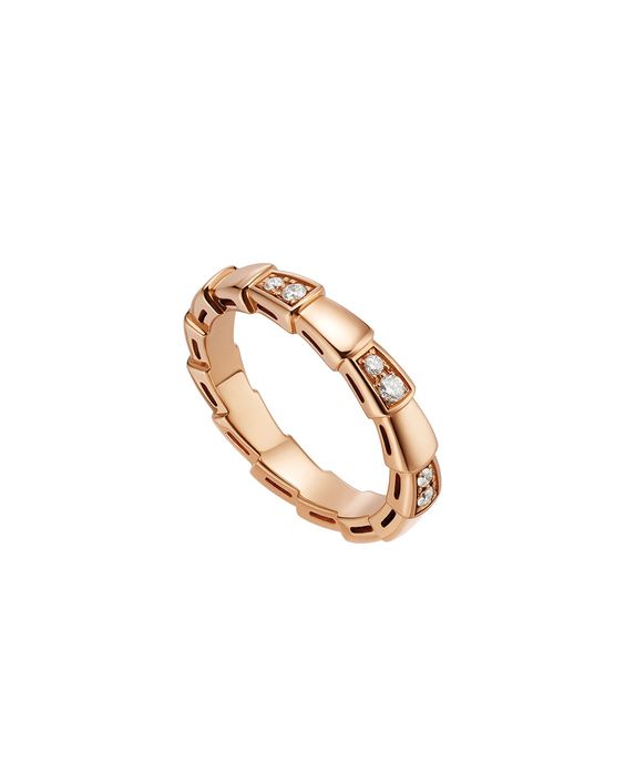 [TENDANCES]BAGUE SERPENTI OR ROSE 3MM