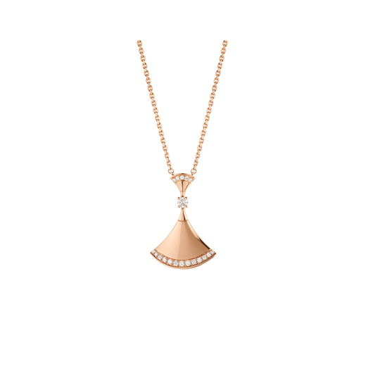 [TRENDS]DREAM NECKLACE PINK GOLD DIAMOND