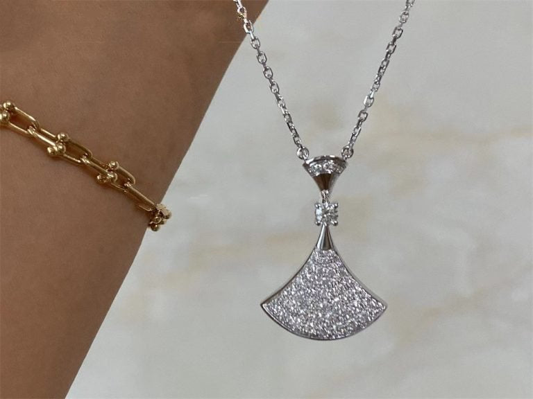 [TRENDS]DREAM NECKLACE SILVER FULL DIAMOND