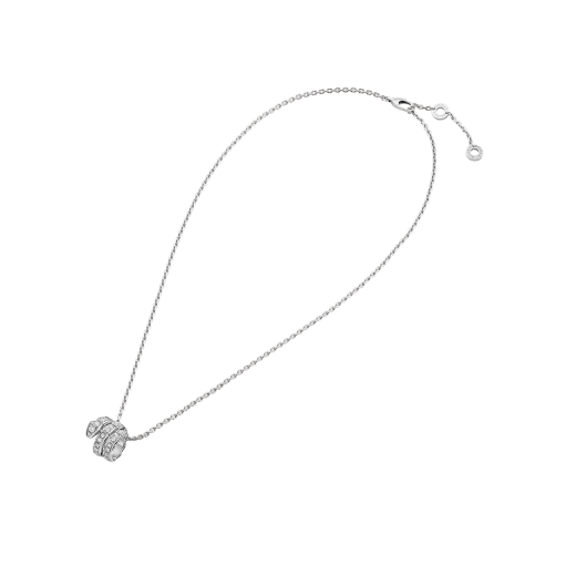 [TRENDS]SERPENTI SILVER NECKLACE DOUBLE RING DIAMOND