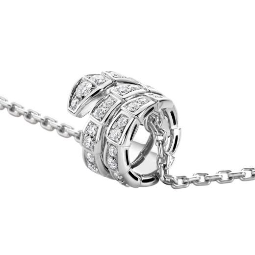 [TRENDS]SERPENTI SILVER NECKLACE DOUBLE RING DIAMOND