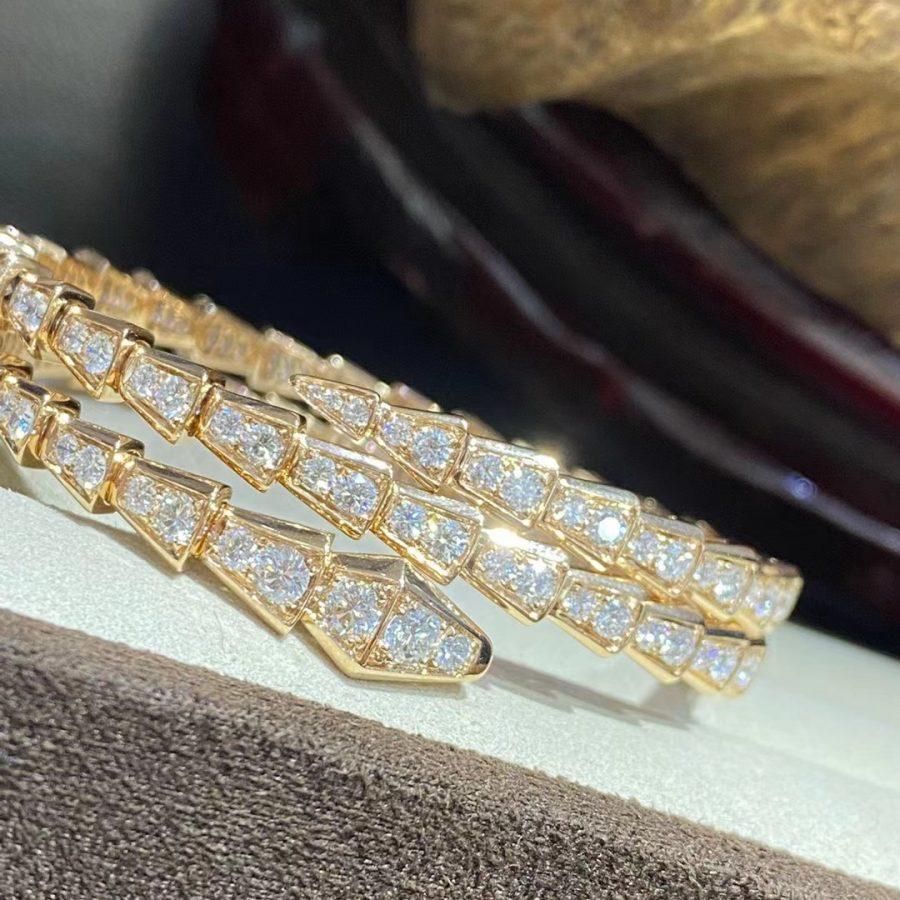 [TENDANCES]BRACELET SERPENTI OR DIAMANT DOUBLE RANG