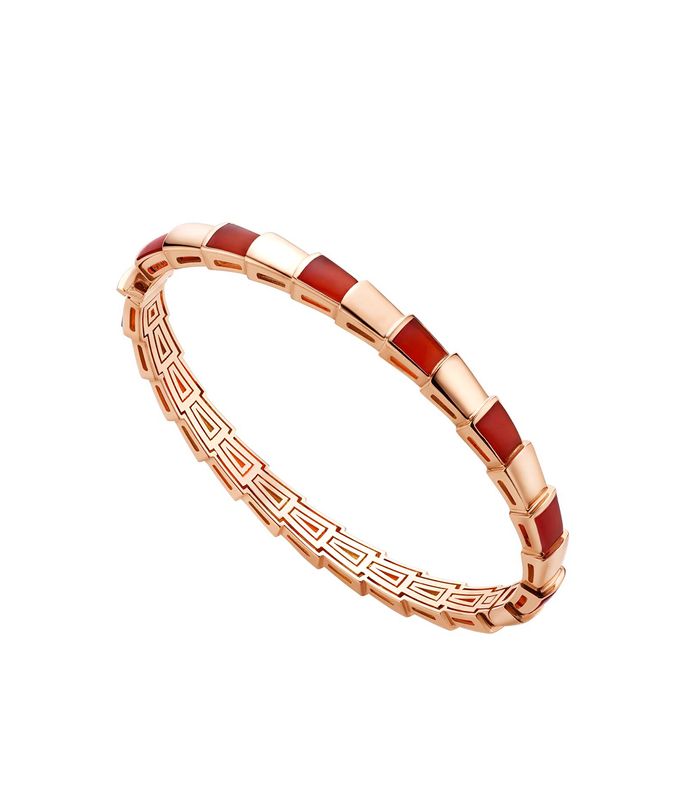 [TENDENCIAS]PULSERA SERPENTI ORO ROSA RUBELITA