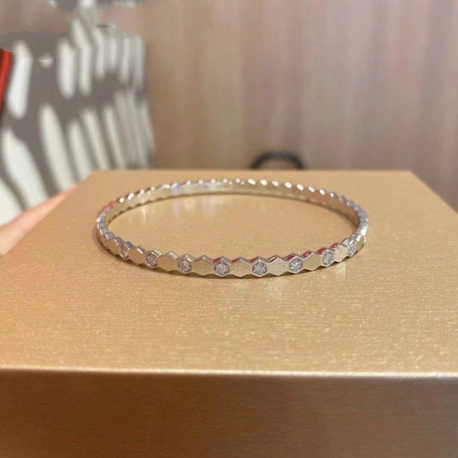 [TENDANCES]BRACELET ARGENT DIAMANT BEE LOVE