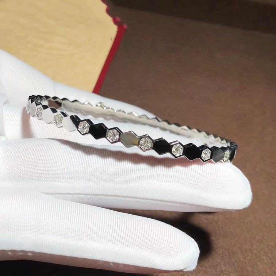 [TENDANCES]BRACELET ARGENT DIAMANT BEE LOVE