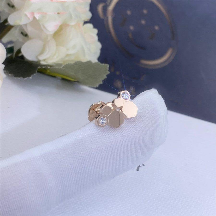 [TENDANCES] BOUCLES D'OREILLES EN OR ROSE ET DIAMANTS BEE LOVE