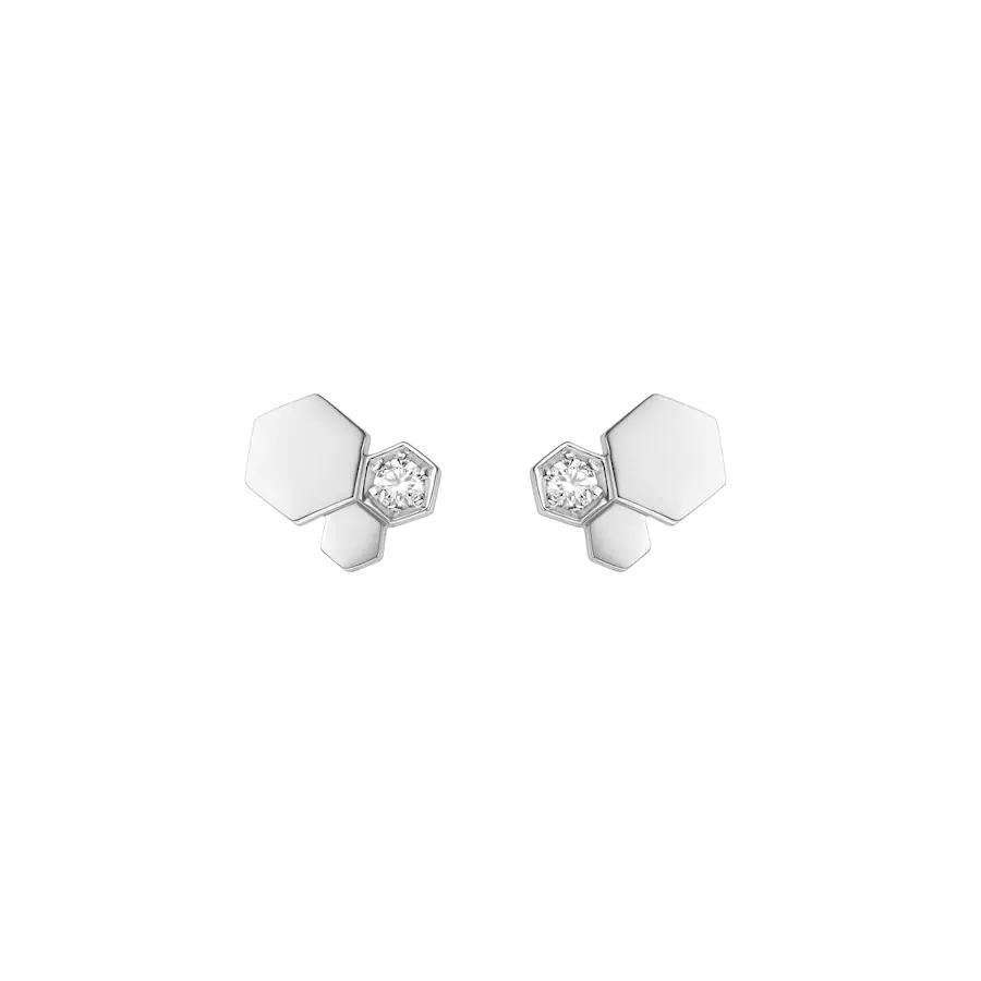 [TENDENCIAS]PENDIENTES DE PLATA Y DIAMANTES BEE LOVE