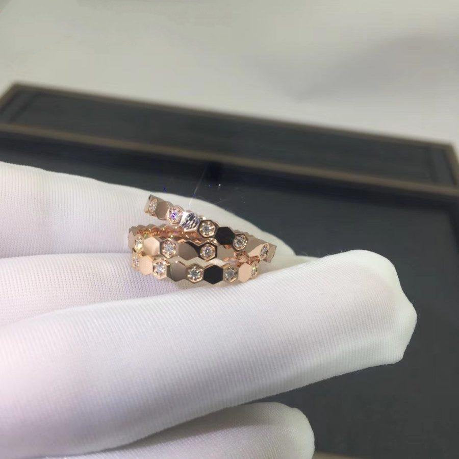 [TRENDS]BEE LOVE RING PINK GOLD DIAMOND