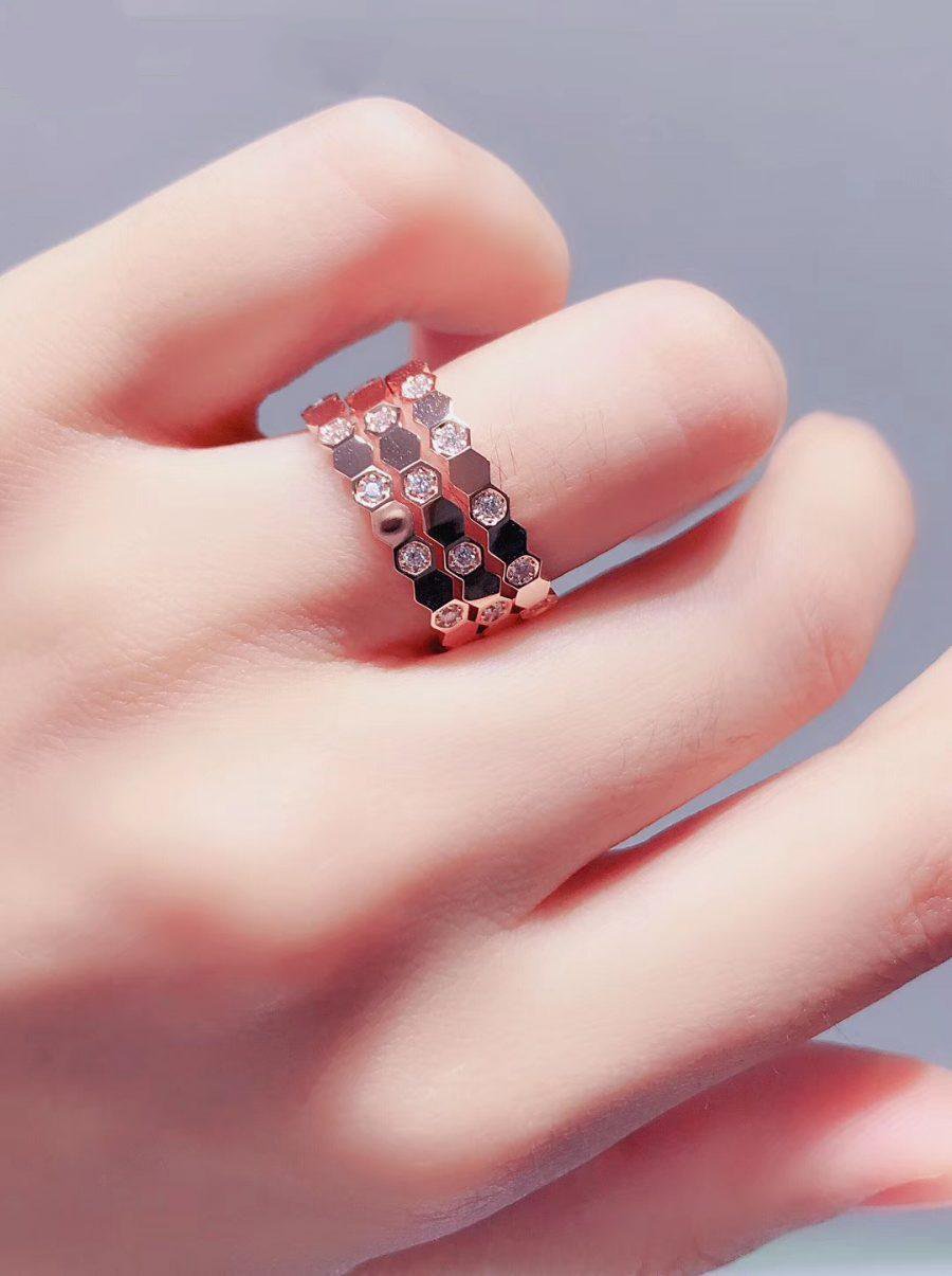 [TRENDS]BEE LOVE RING PINK GOLD DIAMOND