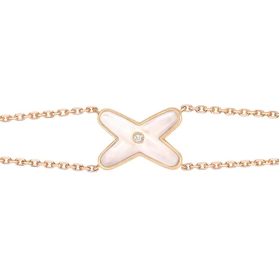 [TENDENCIAS]PULSERA JEUX MOP BLANCO ORO ROSA 1 DIAMANTE