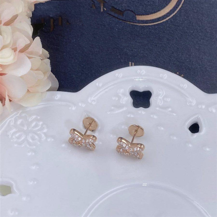 [TENDENCIAS] PENDIENTES DE ORO ROSA CON DIAMANTES