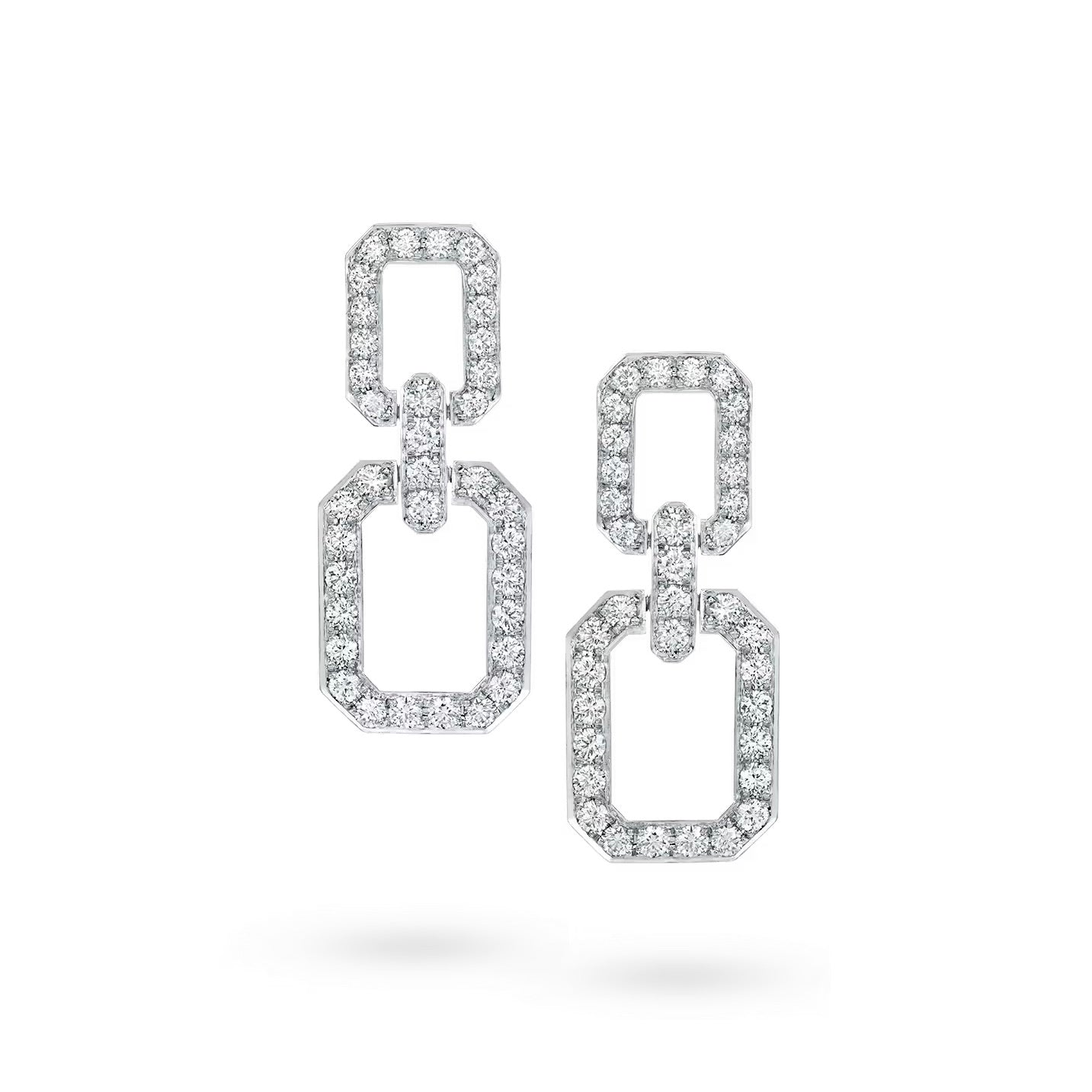 [TRENDS]LINKS MEDIUM EARRINGS DIAMOND