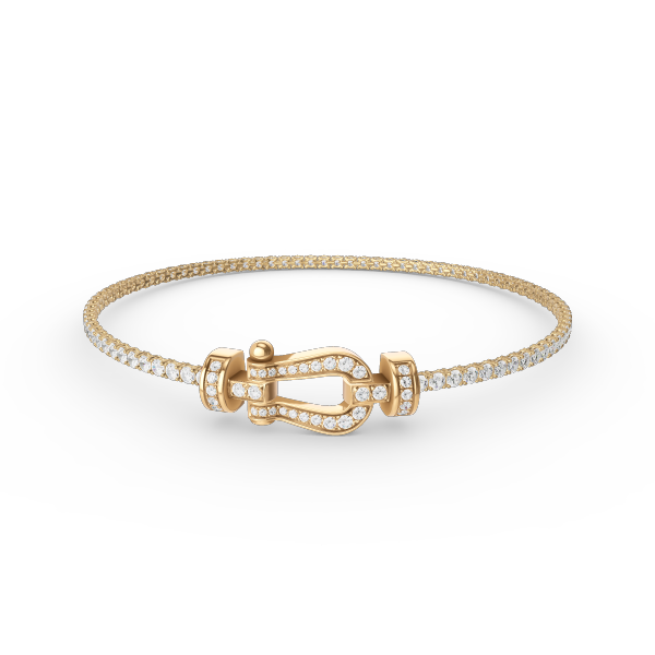 [TRENDS]FORCE  HORSESHOE  DIAMOND TENNIS BRACELET