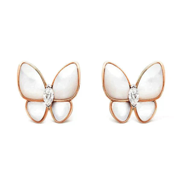 [TENDENCIAS] PENDIENTES DE MARIPOSA CON DIAMANTES