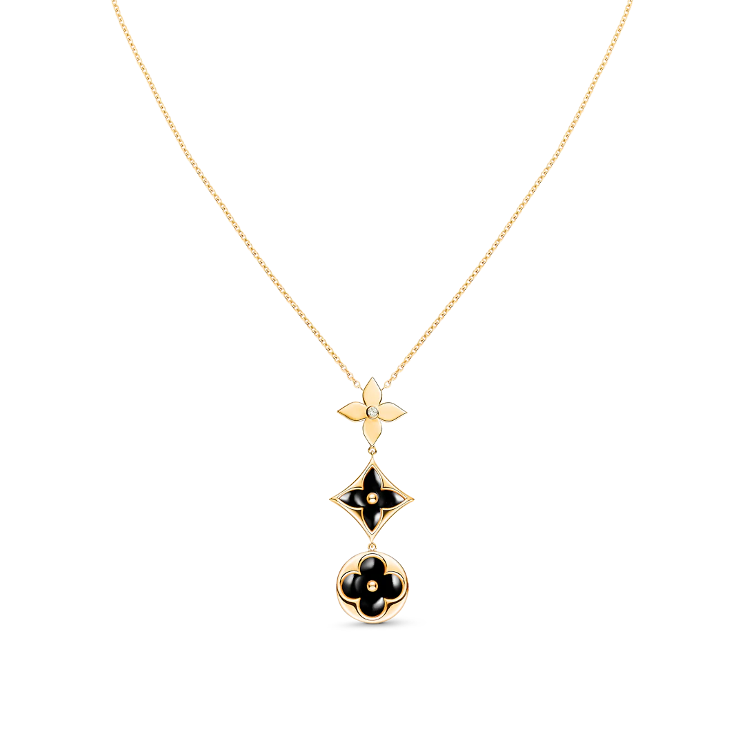 [TENDENCIAS]COLLAR ORO ROSA ÓNIX ESTRELLA Y SOL