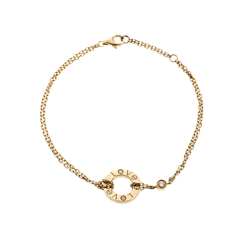 [TENDENCIAS]PULSERA LOVE 2 DIAMANTES