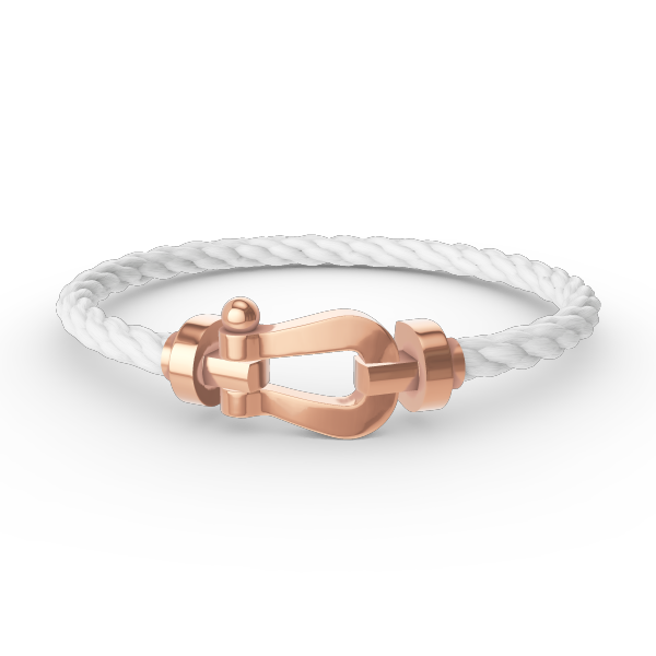 [TENDENCIAS] PULSERA FORCE GRANDE CON HERRADURA Y SIN DIAMANTES EN ORO ROSA