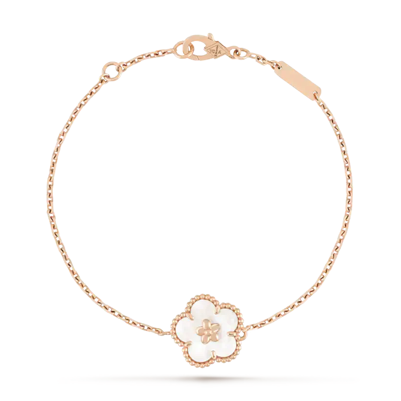 [TENDENCIAS] PULSERA LUCKY WHITE MOP PLUM BLOSSOM