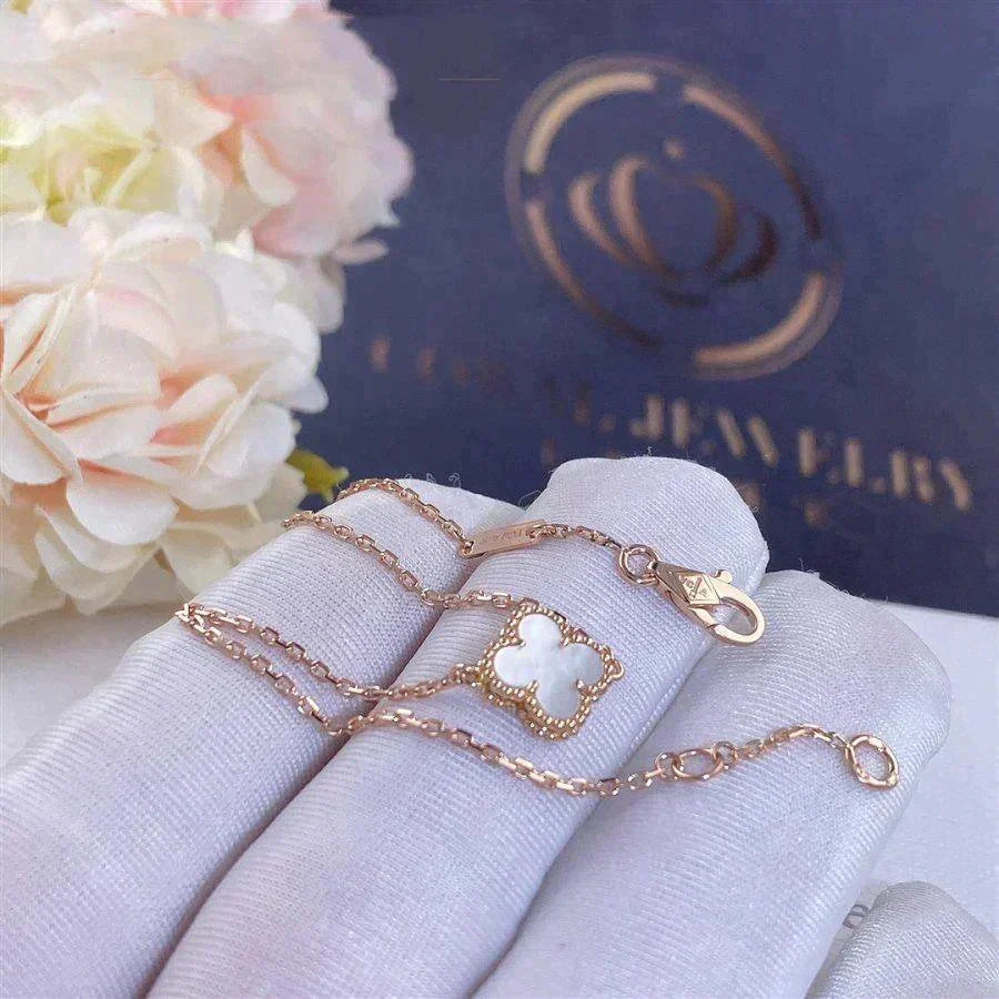 [TRENDS]CLOVER WHITE MOP SINGLE FLOWER BRACELET