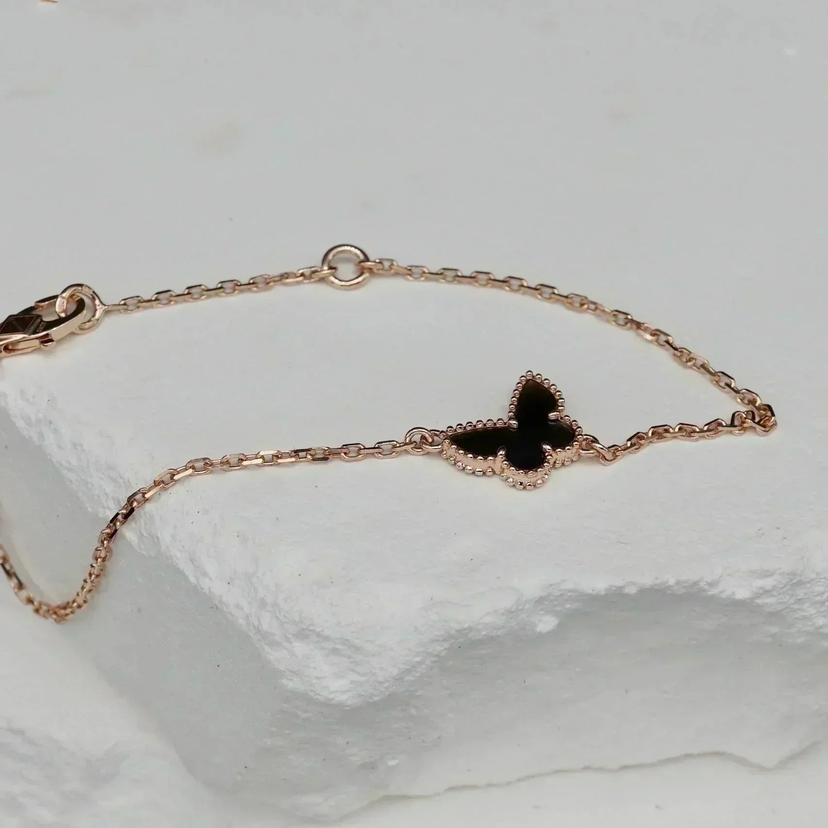 [TRENDS]BUTTERFLY ONYX  BUTTERFLY BRACELET