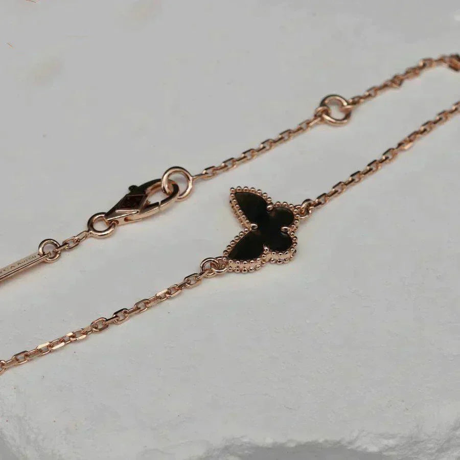 [TRENDS]BUTTERFLY ONYX  BUTTERFLY BRACELET